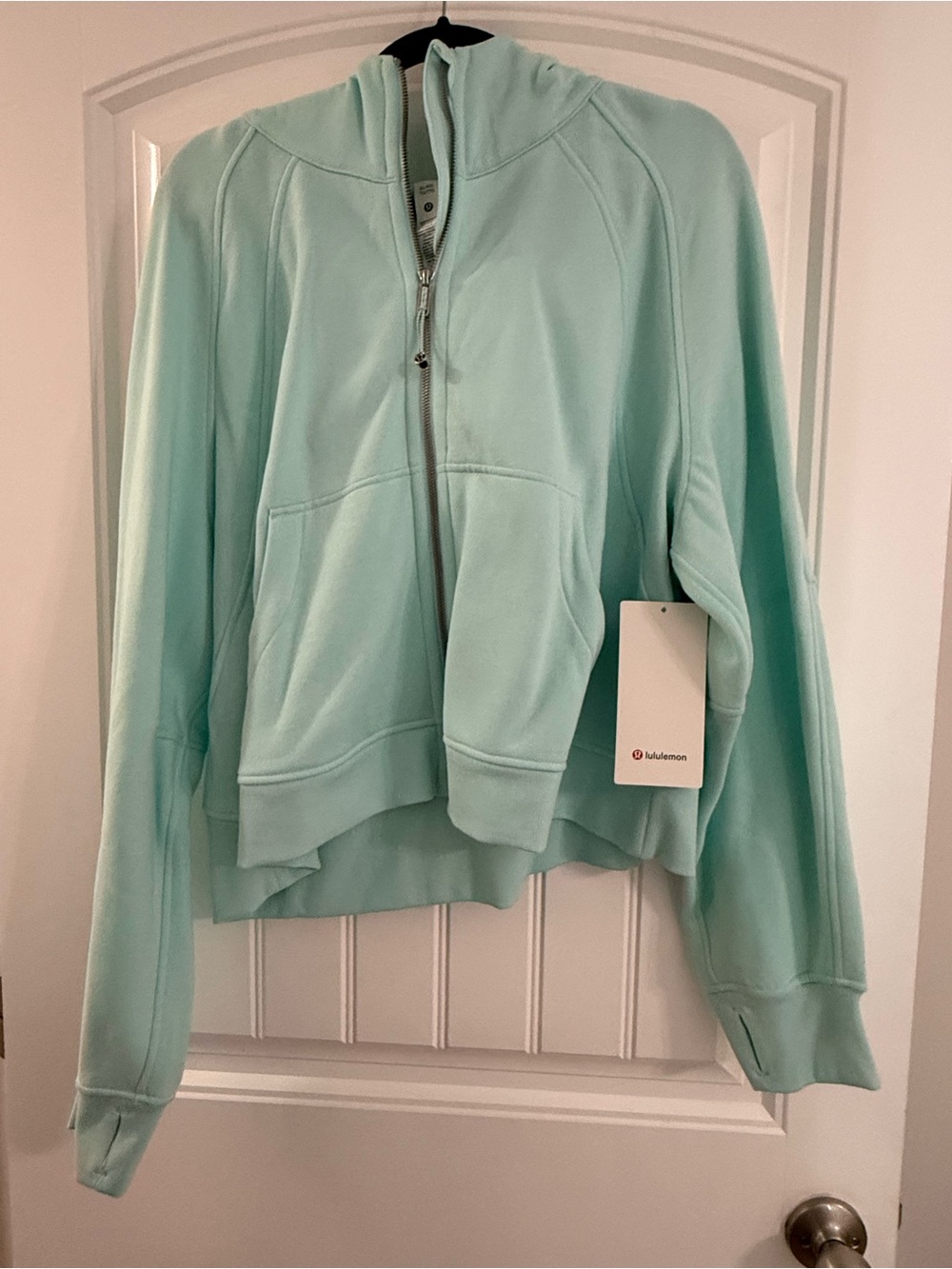 lululemon athletica Light Mint Full-Zip Hoodie